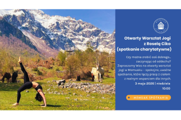 Memuak Joga Warsztat Charytatywny Sztynort Rosela Ciko