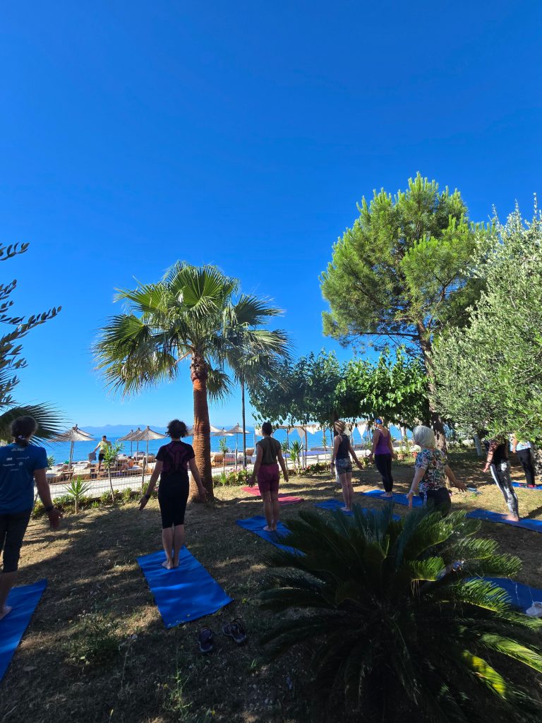 joga w albanii retreat rosela ciko valta hotel